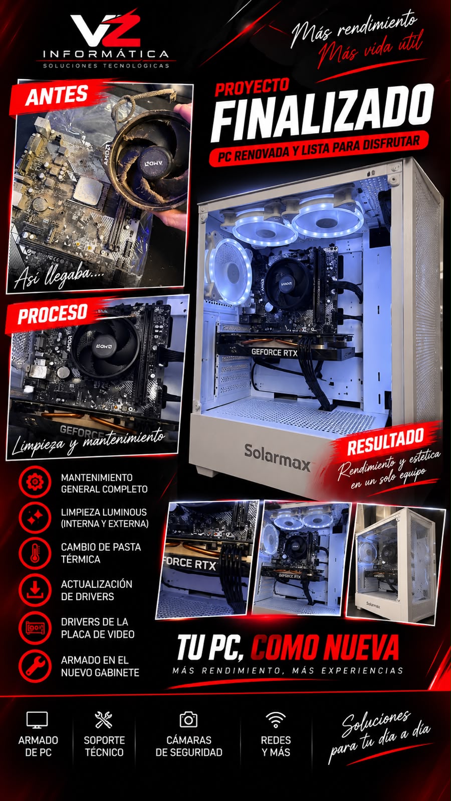PC armada y renovada por VZ Informática